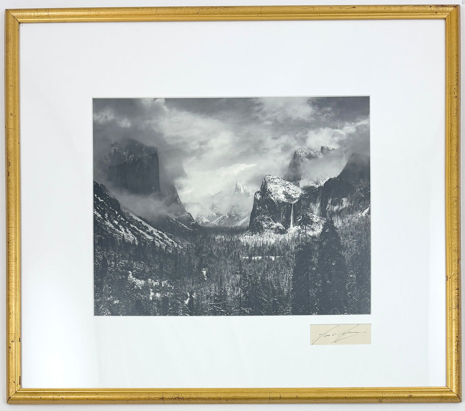 Ansel Adams - Hand Signed Photograph with COA (1 of 8)