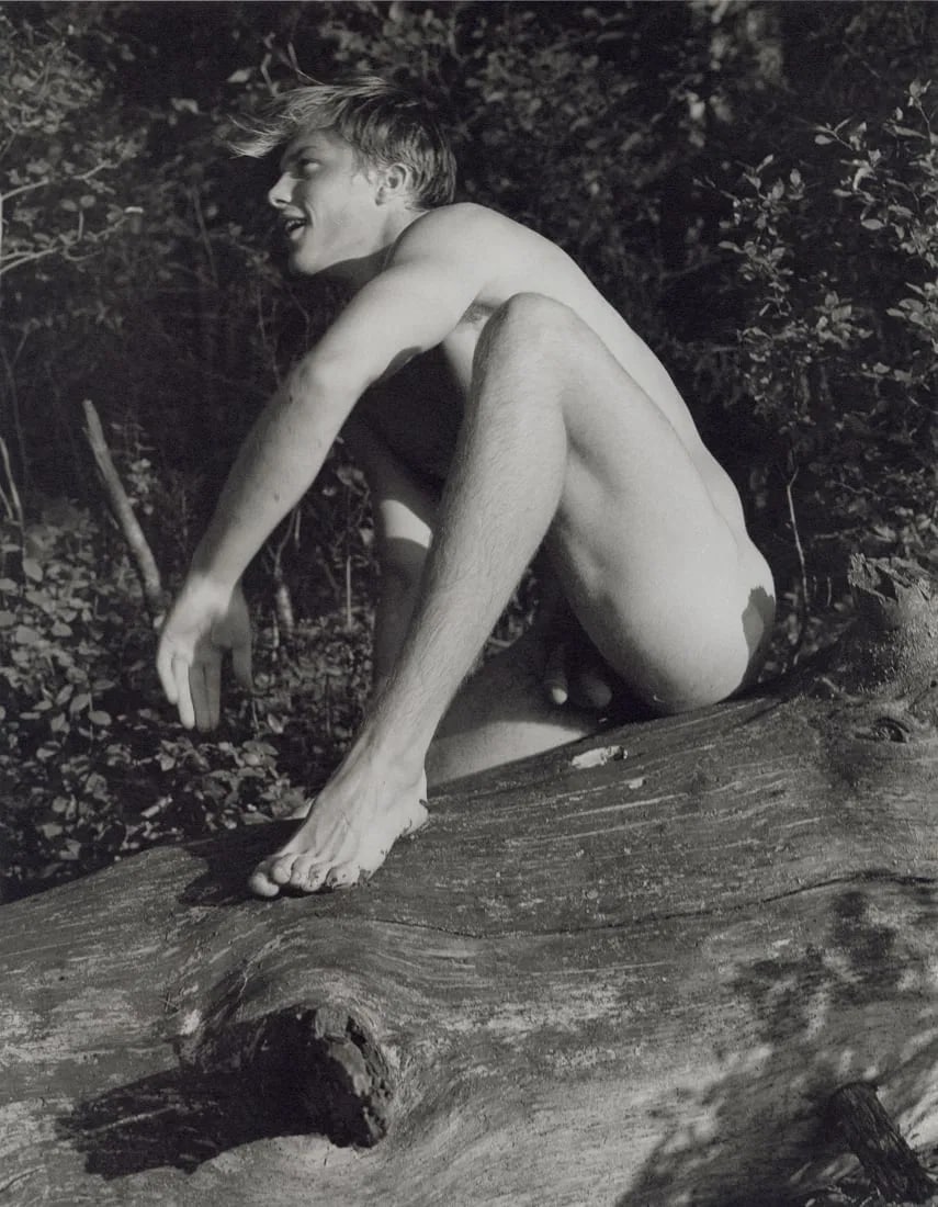Bruce Weber - Tom, Adirondack Park, 1988: BRUCE WEBER (B. 1946) Tom, Adirondack Park, 1988 Print 7.25 x 9.5 inches
