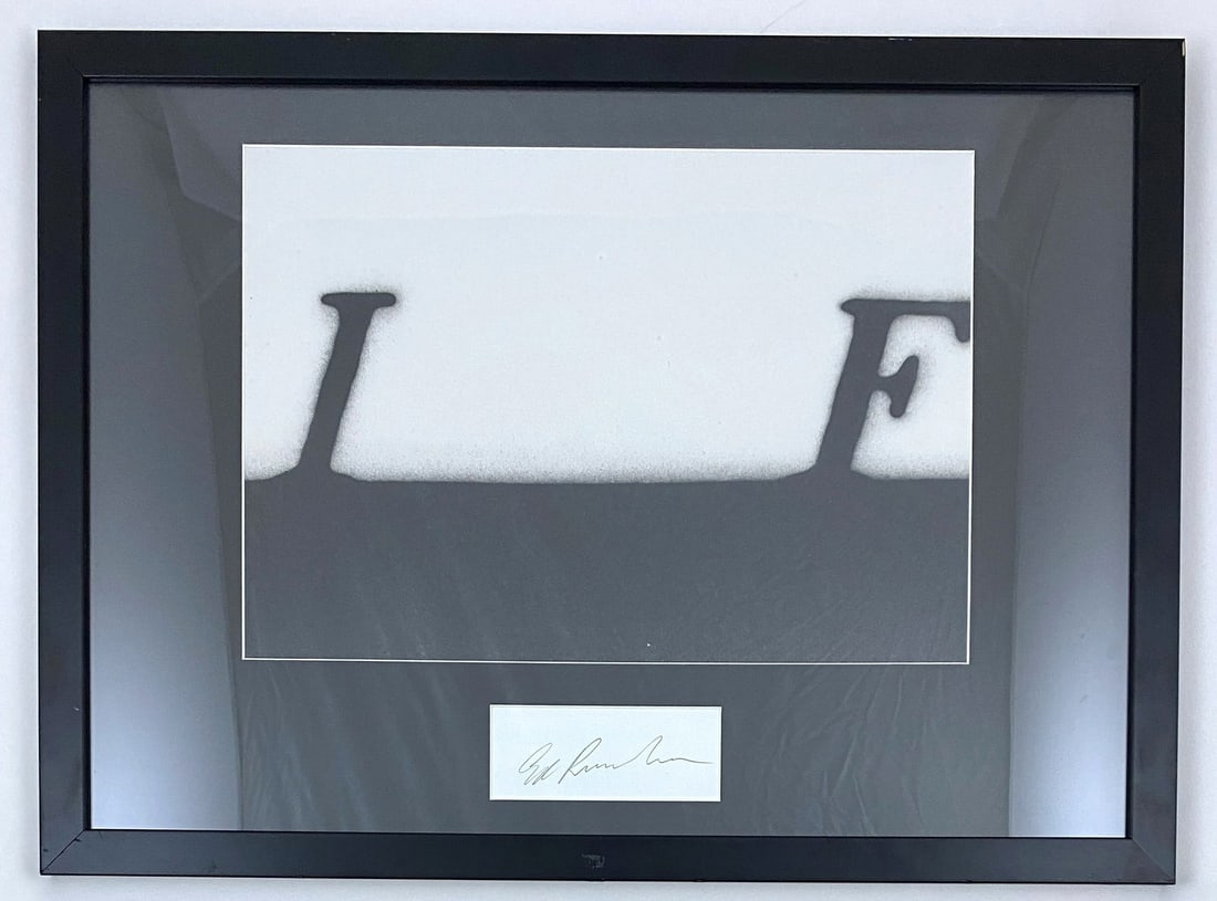 Ed Ruscha - If, 1991 (Pencil Signed) (1 of 4)