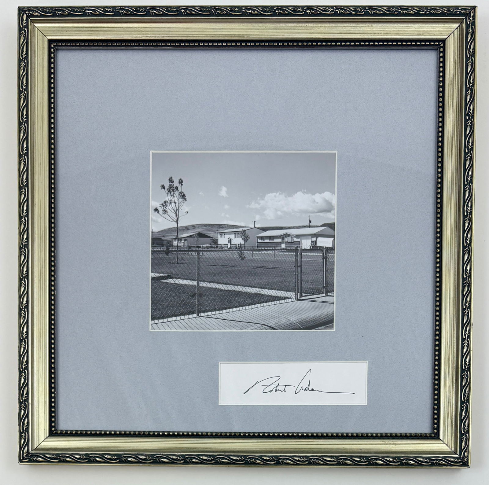 Robert Adams - Security, Colorado 1968 (Hand Signed): ROBERT ADAMS (B. 1937) Security, Colorado, 1968 Hand Signed Towards the Bottom Side 13.75 x 13.75 inches