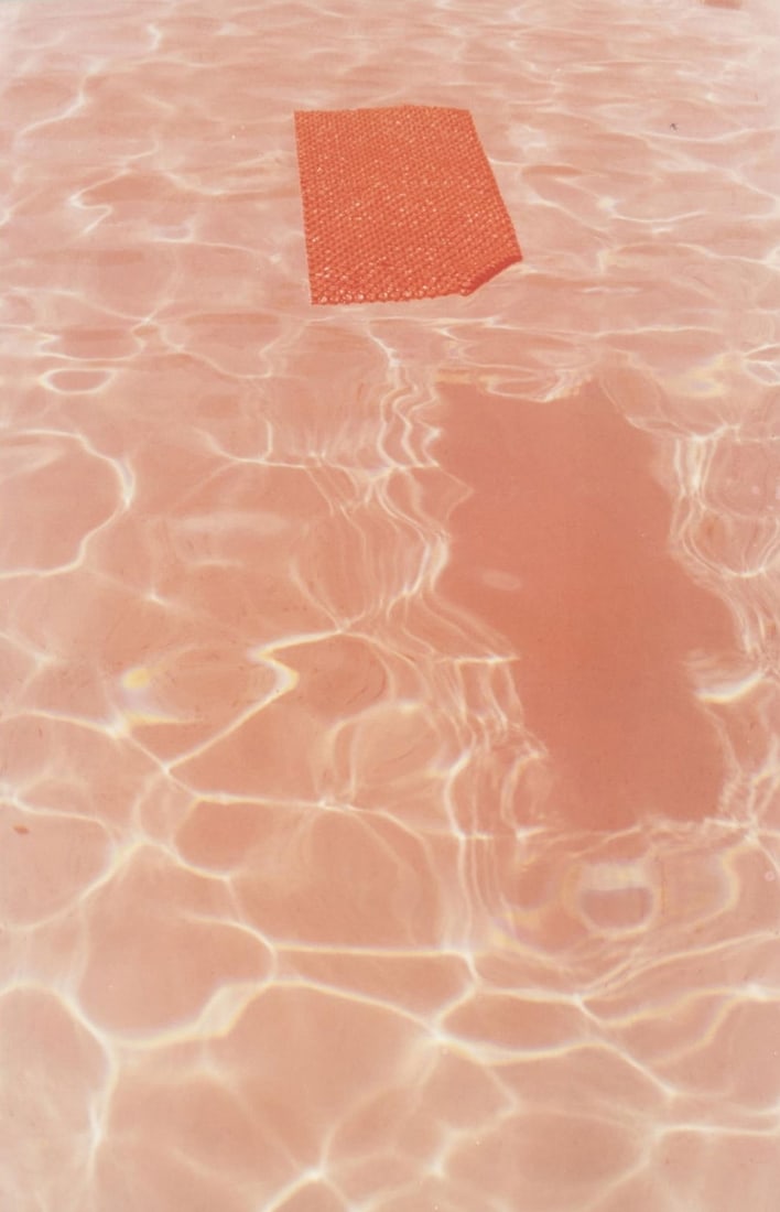 David Hockney - Mat Floating in Pool, 1976 (1 of 1)