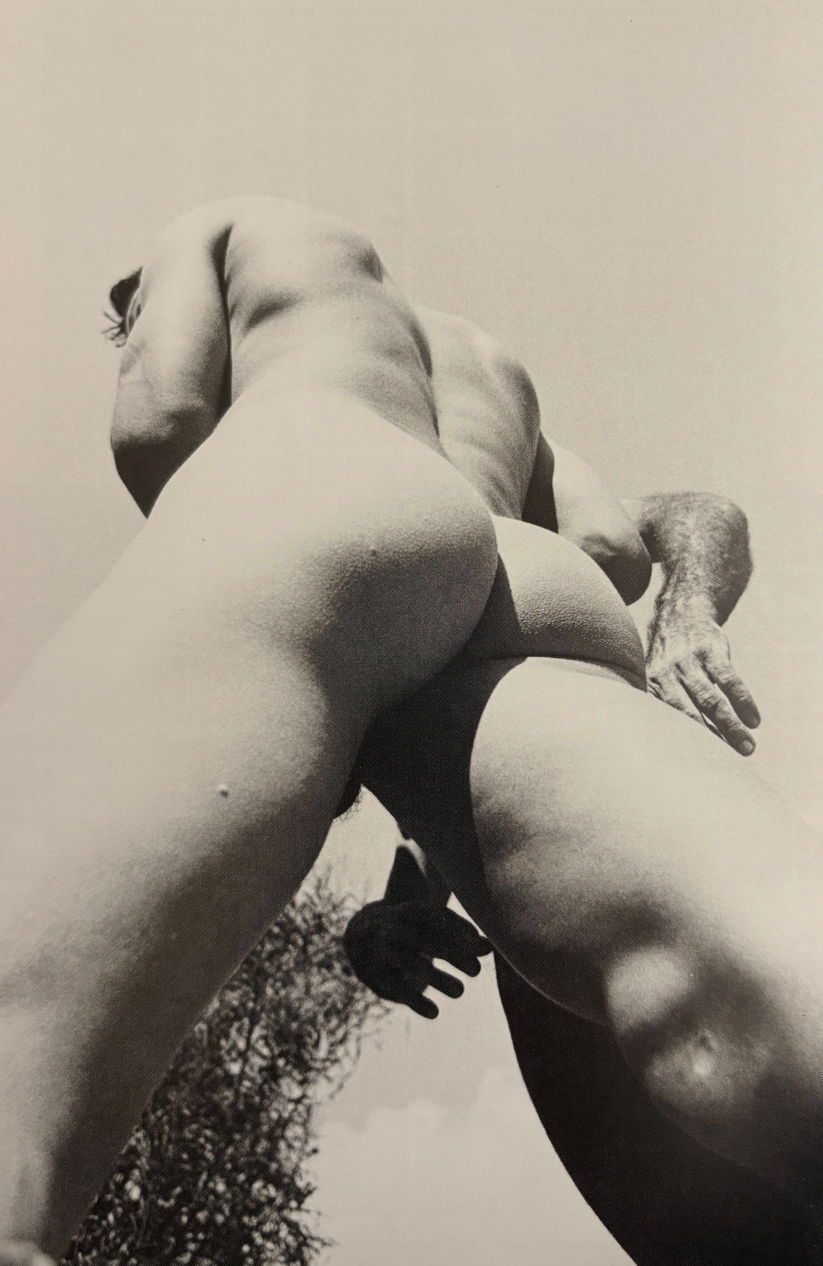 Ernestine Ruben - Hunks, Male Nude, 1989: ERNESTINE RUBEN (B. 1931) Hunks, Male Nude, 1989 Print 6.5 inches x 4 inches