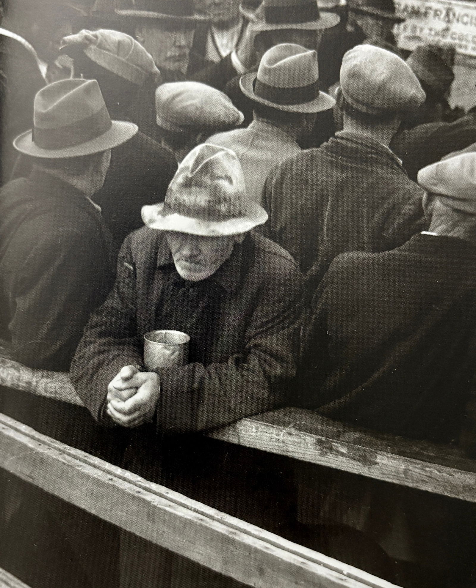 Dorothea Lange - White Angel Breadline, 1933: DOROTHEA LANGE (1895–1965) White Angel Breadline, 1933 Print 5.5 inches x 4.5 inches