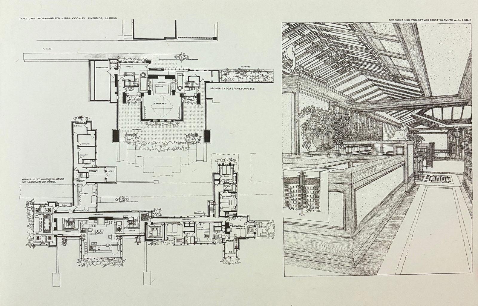 Frank Lloyd Wright - Dwelling for Mr. and Mrs. Avery Coonley (1 of 4)