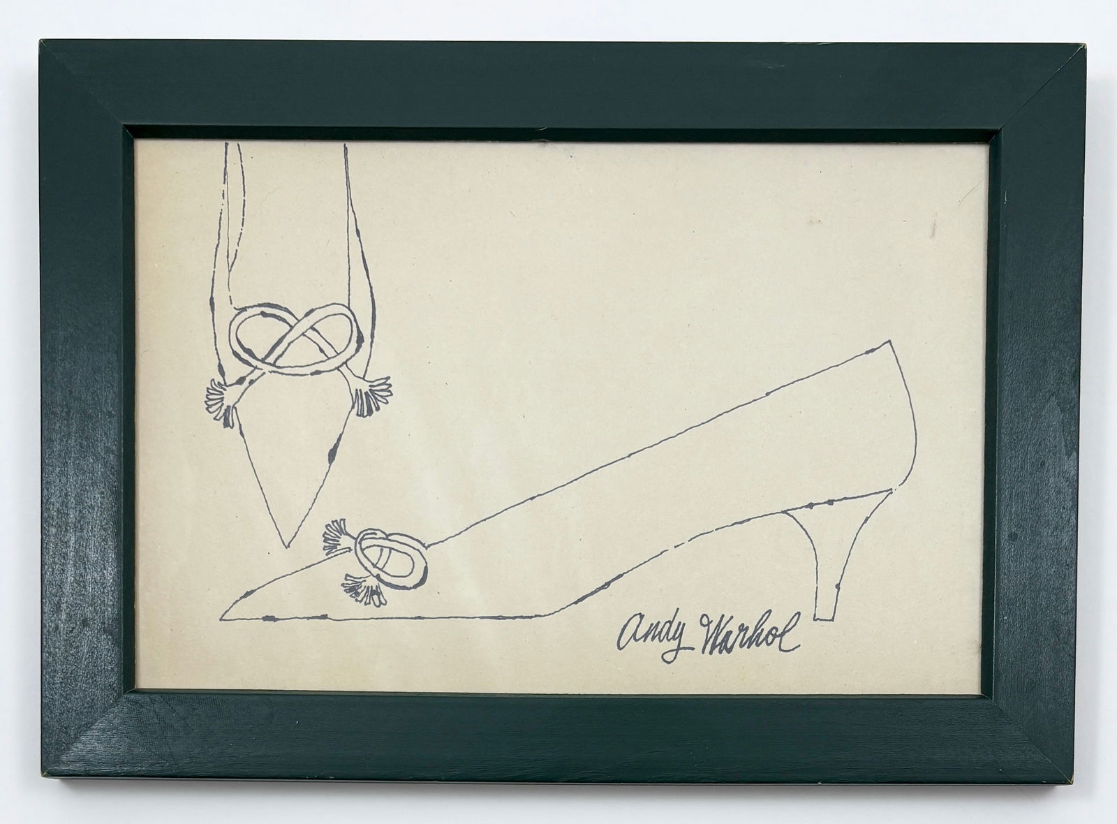 Andy Warhol - Two Shoes, Ink on Paper (1 of 11)