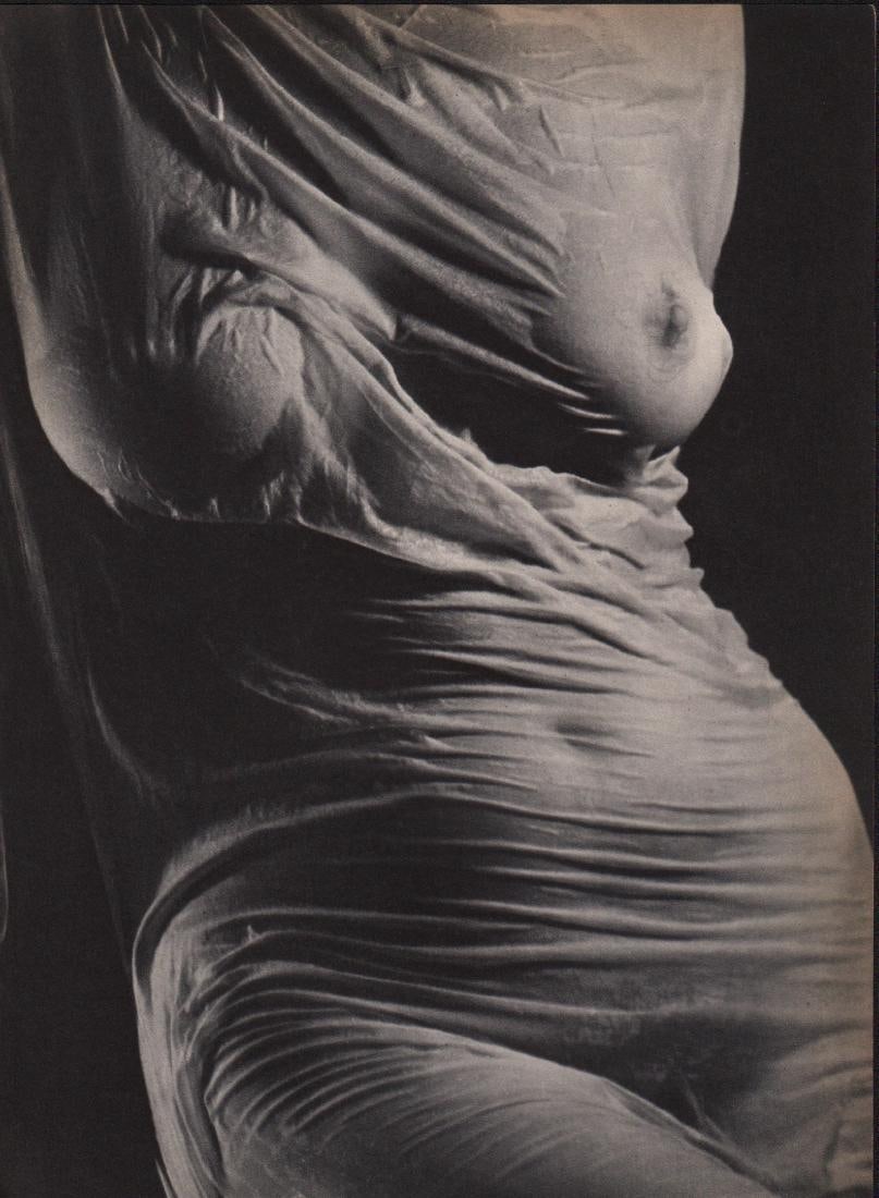 Ruth Bernhard - Female Nude: RUTH BERNHARD (1905-2006) Female Nude Print 8.25 x 11.75 inches