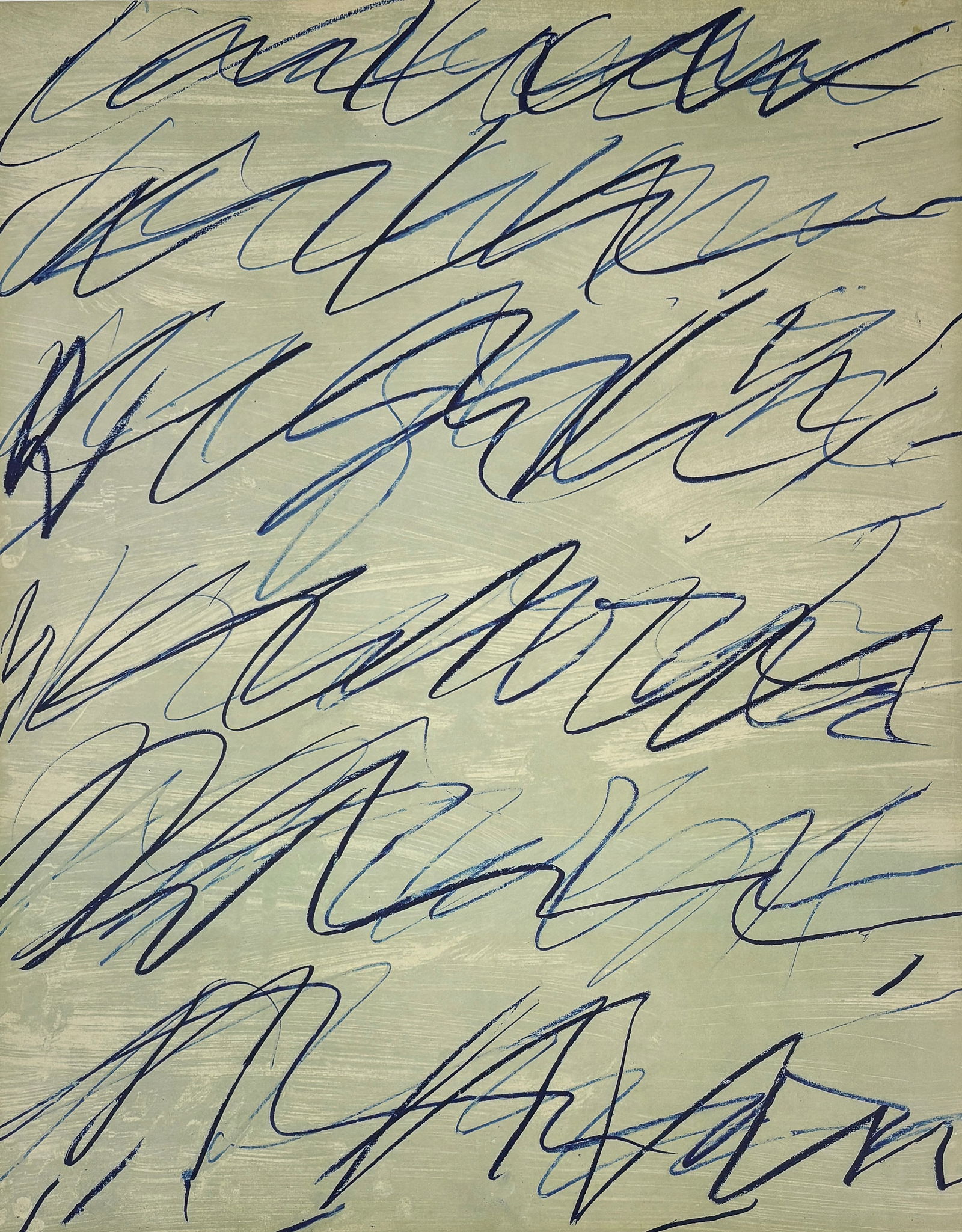 Cy Twombly - Roman Notes, Offset Lithograph (Pencil Signed) (1 of 12)