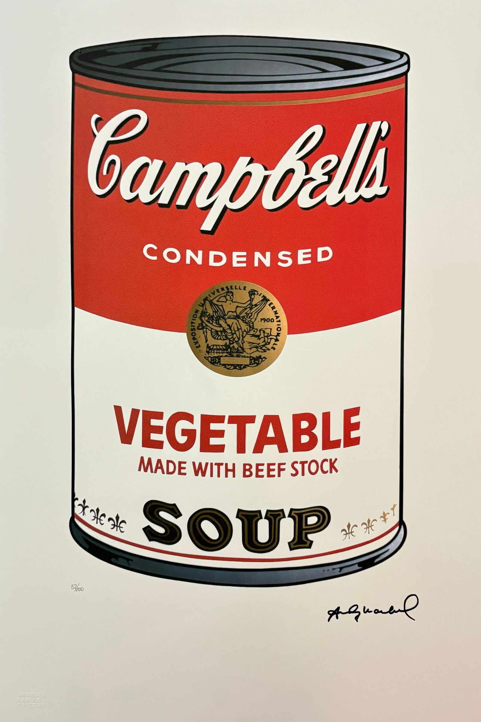 Andy Warhol - Campbell's Soup Vegetable Lithograph (1 of 14)