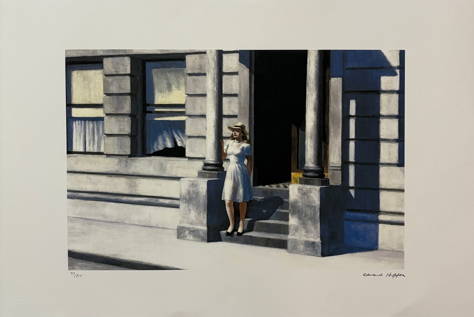 Edward Hopper - Summertime, 1943: EDWARD HOPPER (1882–1967) Summertime, 1943 Plate Signed, Pencil Numbered 99/150 Print 22.25 inches x 15 inches