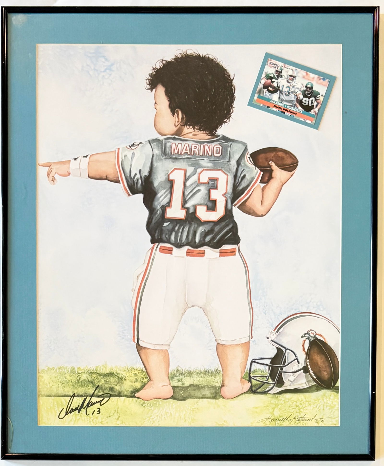 Dan Marino - Hand Signed, Lithograph (1 of 11)