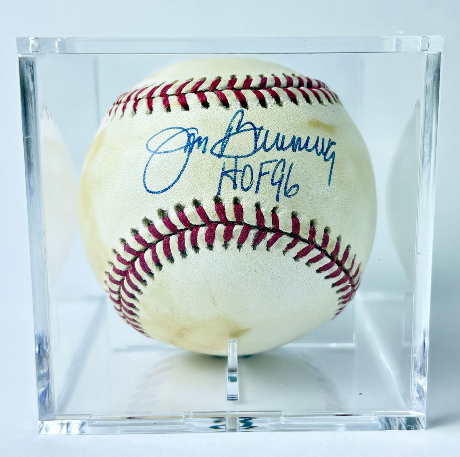 Jim Bunning - Autographed Baseball, JSA Authenticated (Hall of Fame 1996) (1 of 5)