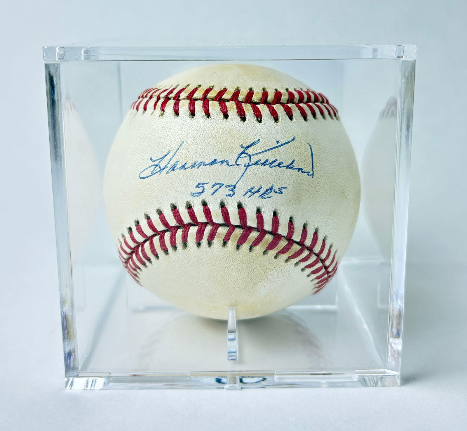 Harmon Killebrew - Autographed Baseball, JSA Authenticated (573 HRs) (1 of 3)