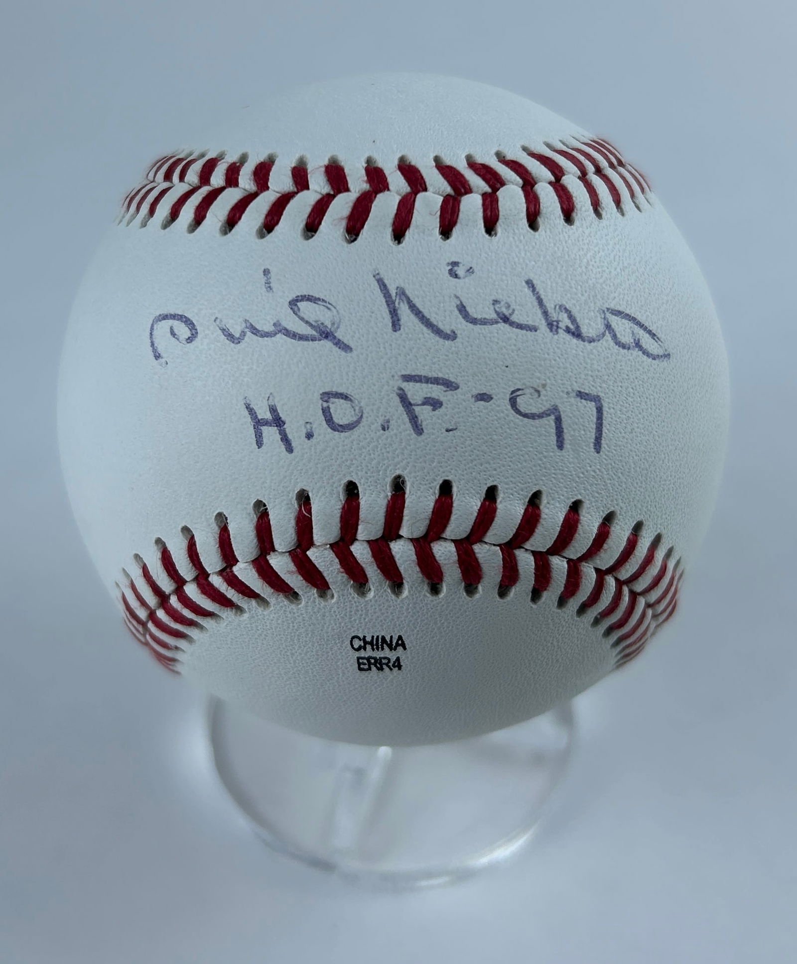 Phil Niekro - Autographed Baseball, JSA Authentication (1997 Hall of Fame) (1 of 5)
