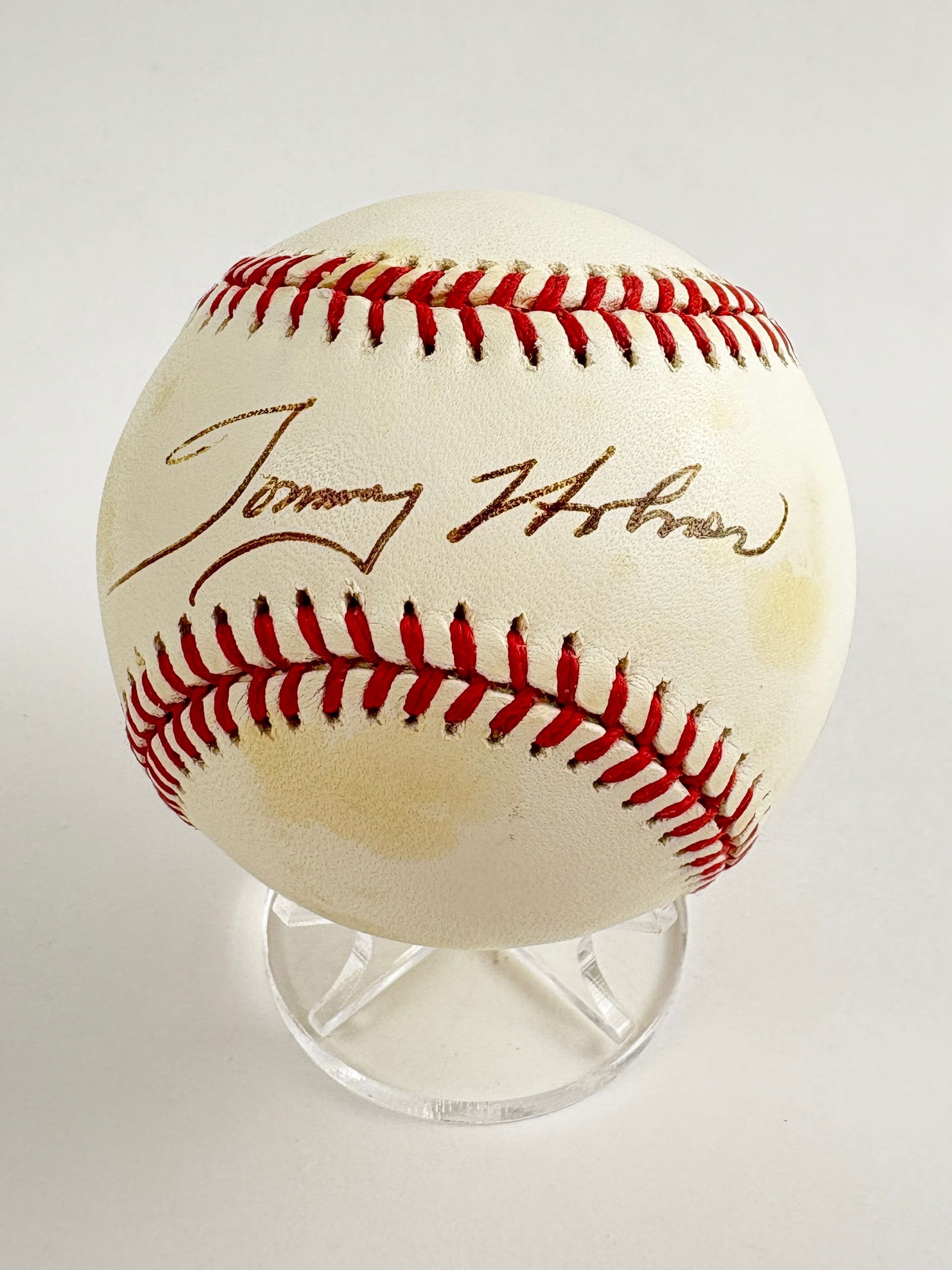 Tommy Holmes - Autographed Baseball, Authenticated (1 of 5)