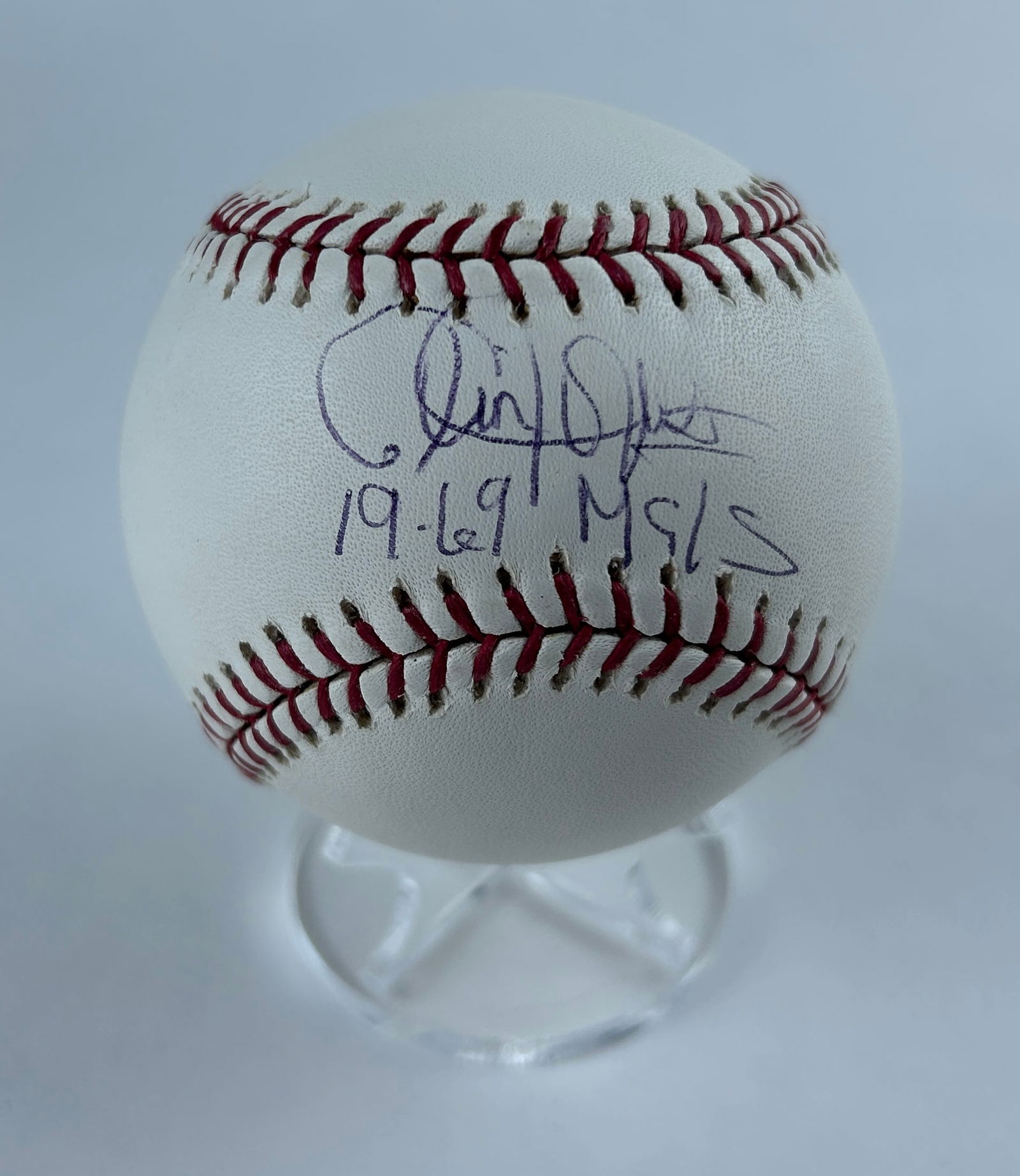 Cleon Jones - Autographed Baseball, Authenticated (1 of 6)