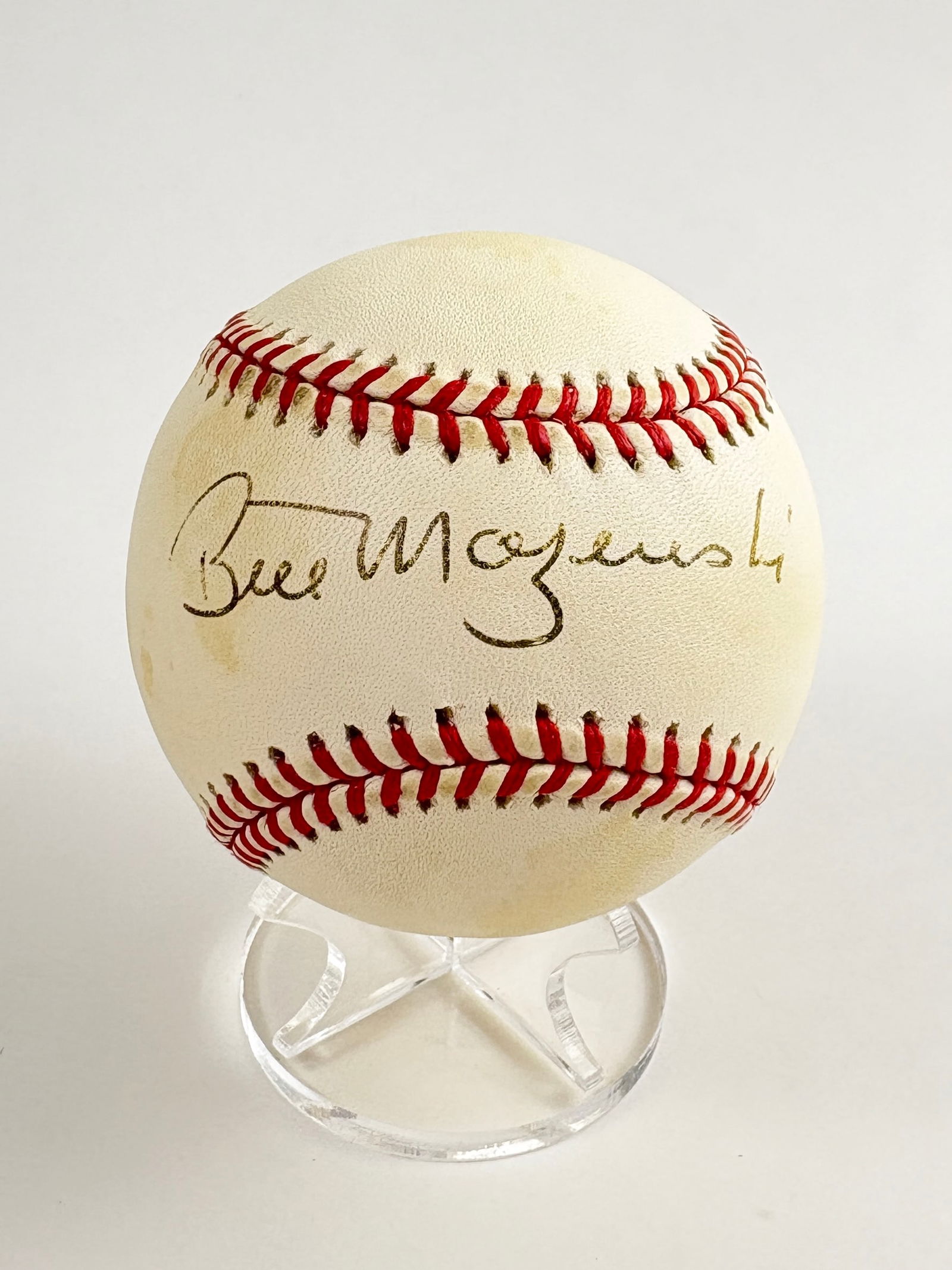 Bill Mazeroski - Autographed Baseball, JSA Authenticated (Hall of Famer) (1 of 5)
