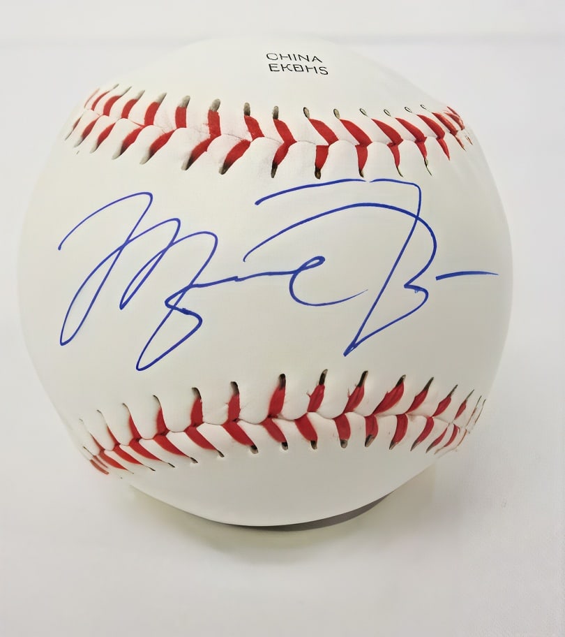 jordan autographed baseball