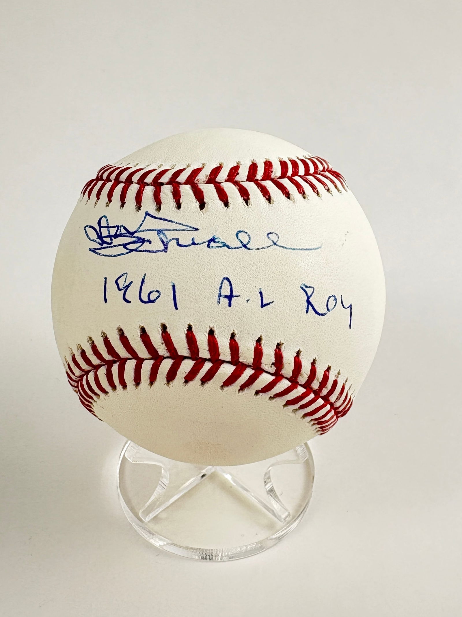 Don Schwall - Autographed Baseball, Authenticated (1961 AL ROY) (1 of 5)