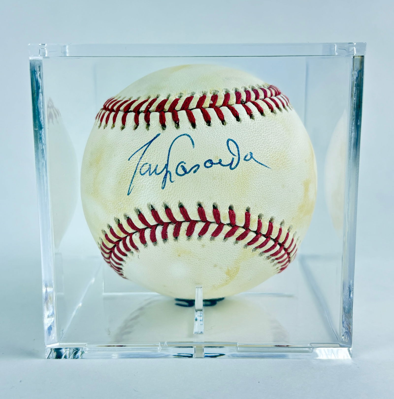 Tommy Lasorda - Autographed Baseball, JSA Authenticated (1 of 3)