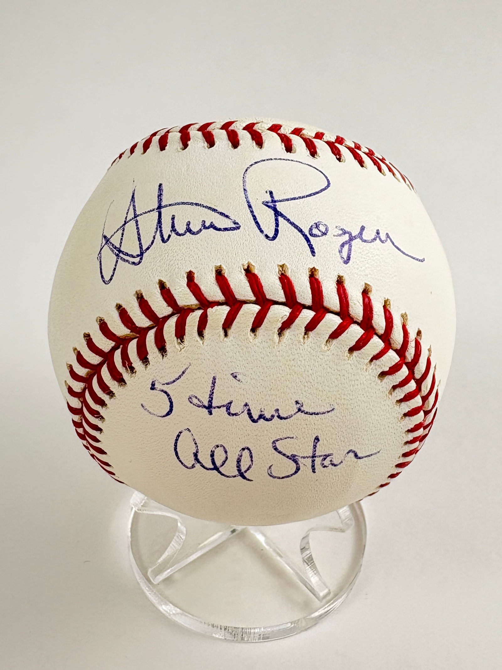 Steve Rosen - Autographed Baseball, JSA Authenticated (5 Time All Star) (1 of 5)