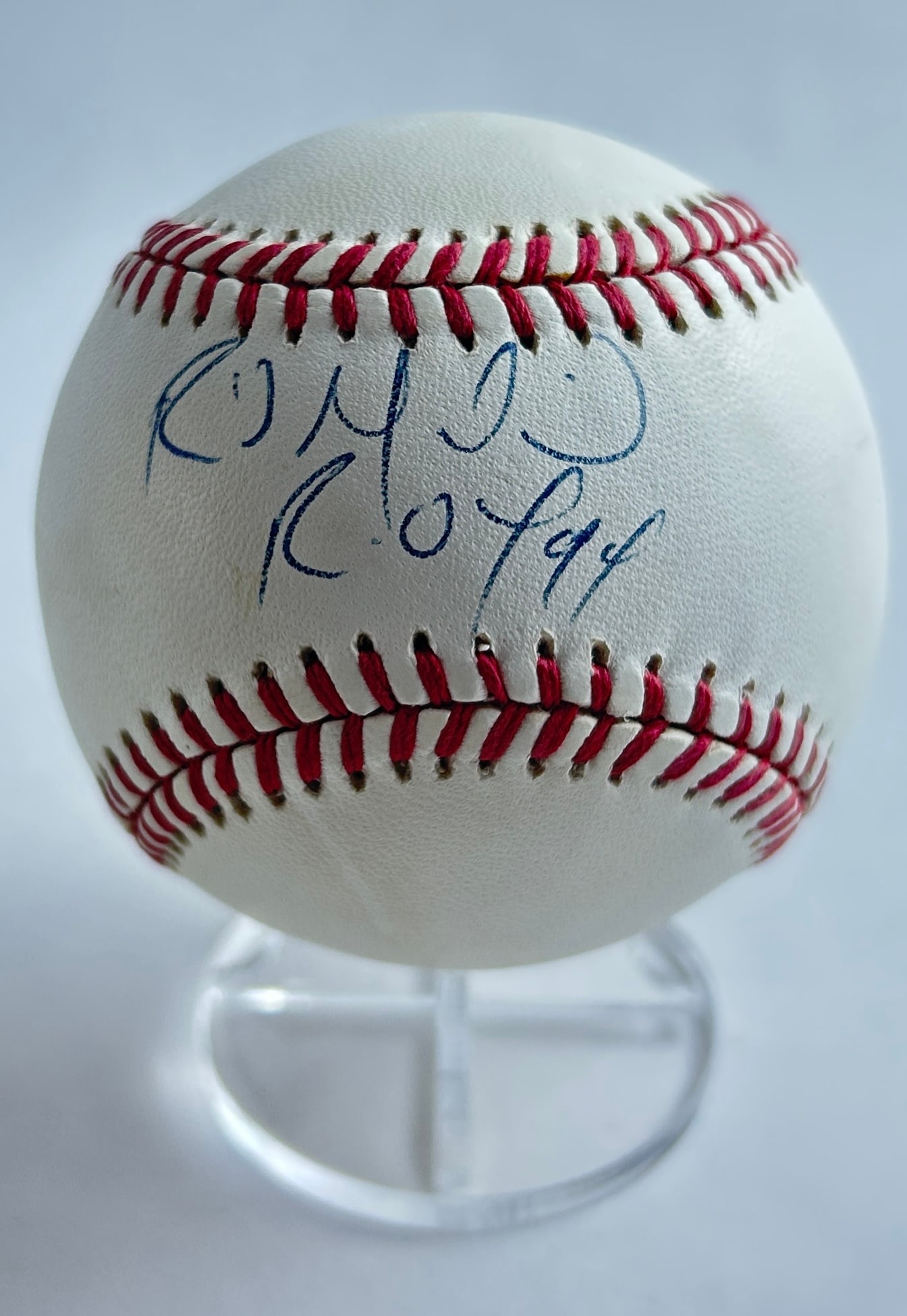 Raul Mondesi - Autographed Baseball, Authenticated (1994 ROY) (1 of 4)