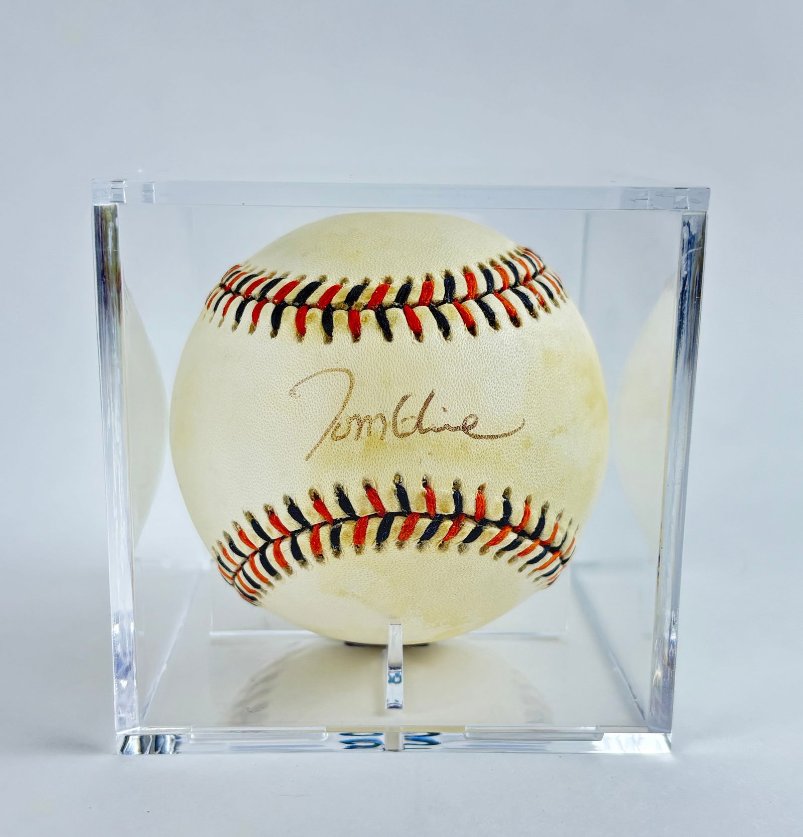 Tom Glavine - Autographed Baseball, JSA Authenticated (1 of 3)