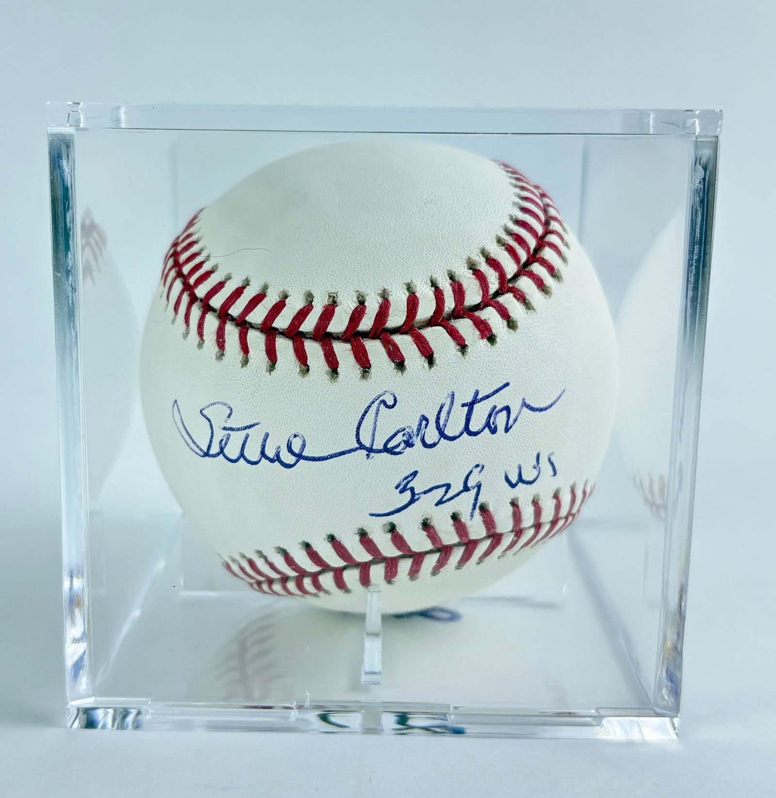 Steve Carlton - Autographed Baseball, JSA Authenticated (1 of 3)