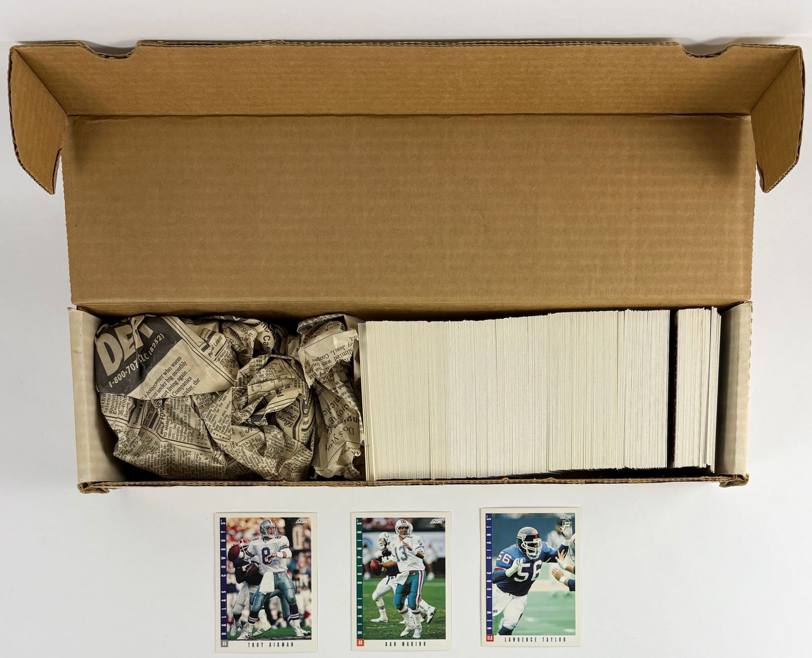 Lot of Score NFL Cards (Troy Aikman, Deion Sanders, Jerry Rice) (1 of 5)