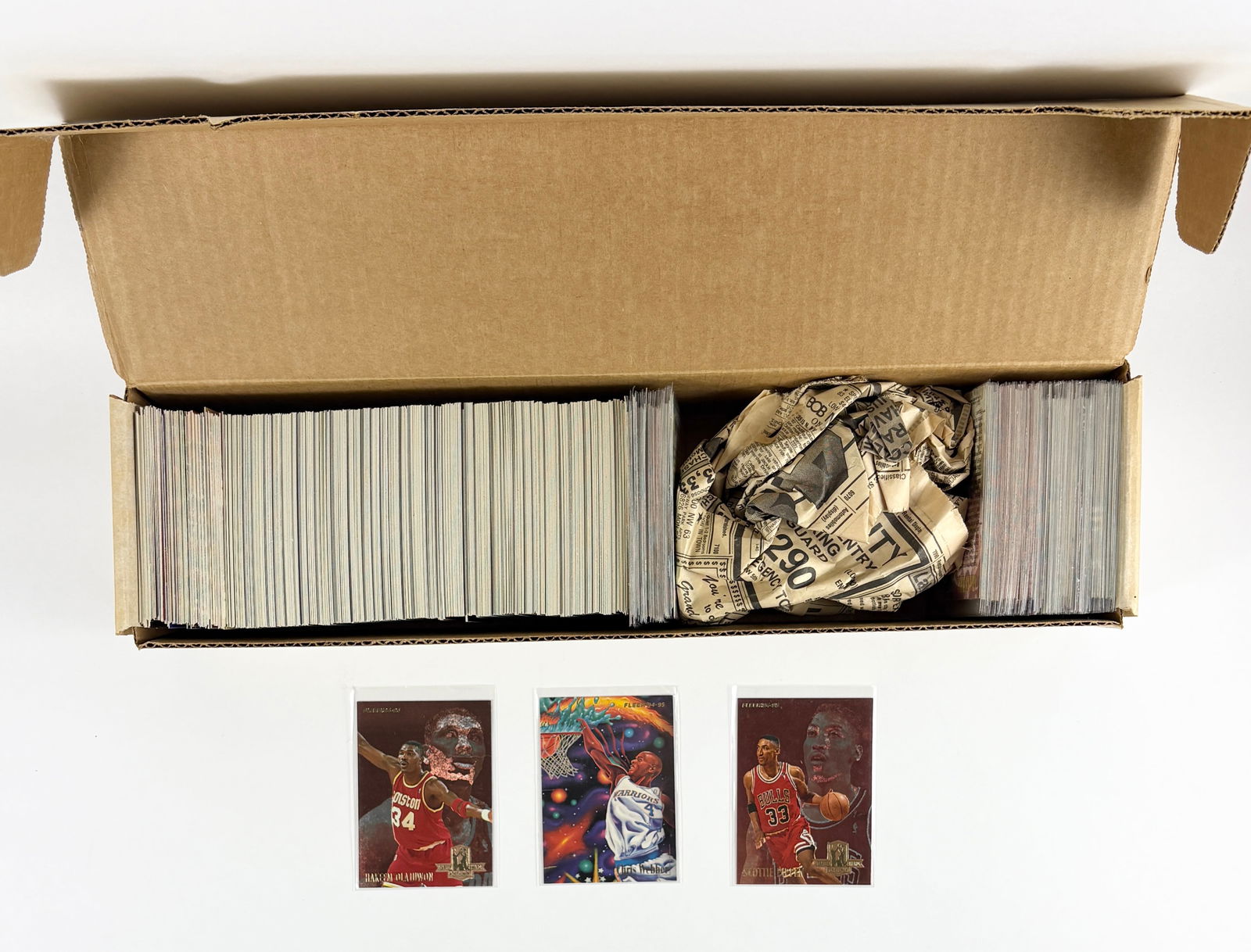 Lot of 1994-1995 Fleer Basketball Cards, Full Set ($500 in Value) (1 of 6)