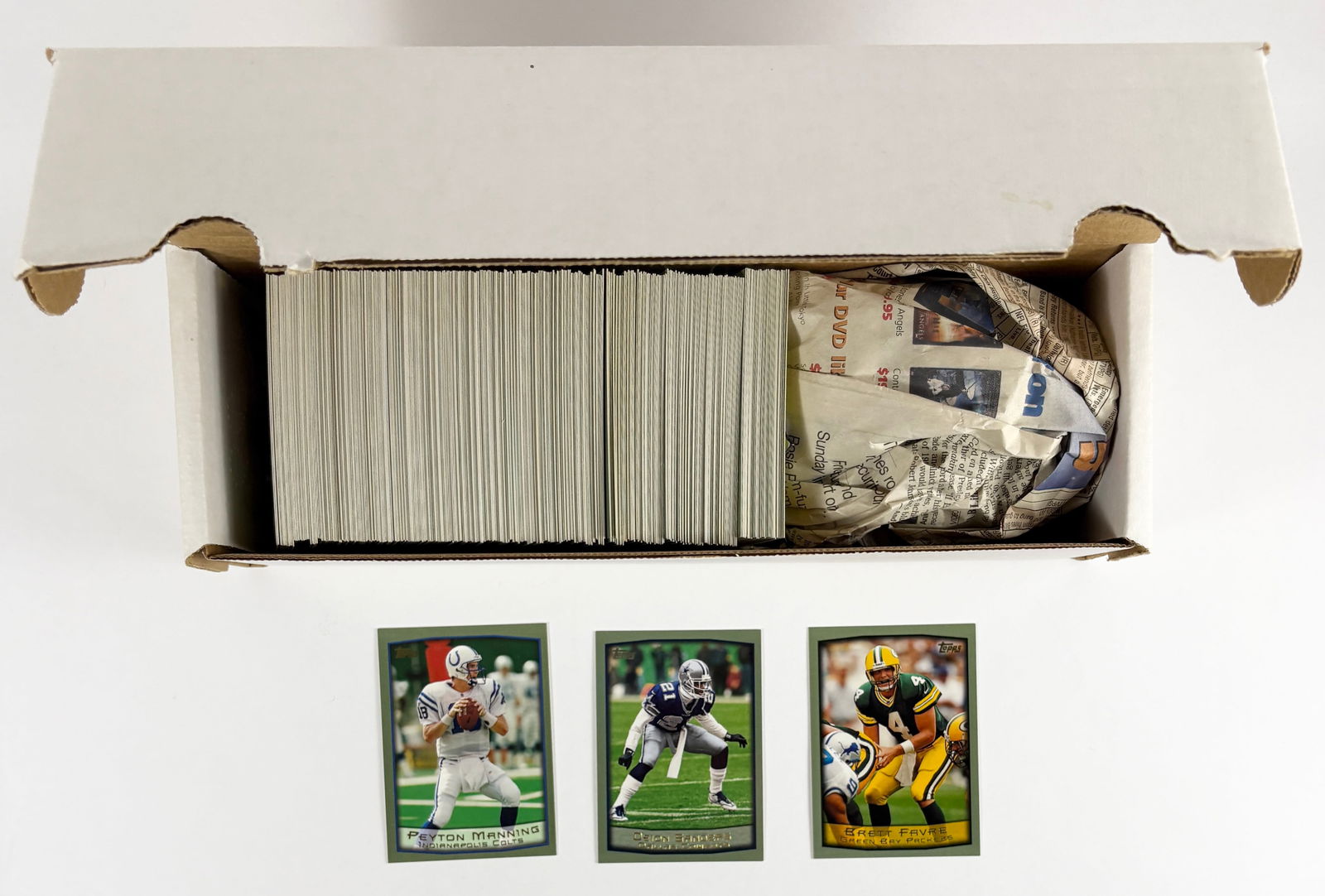 Lot of Topps Football Cards (Deion Sanders, Jerry Rice, Emmitt Smith) (1 of 5)