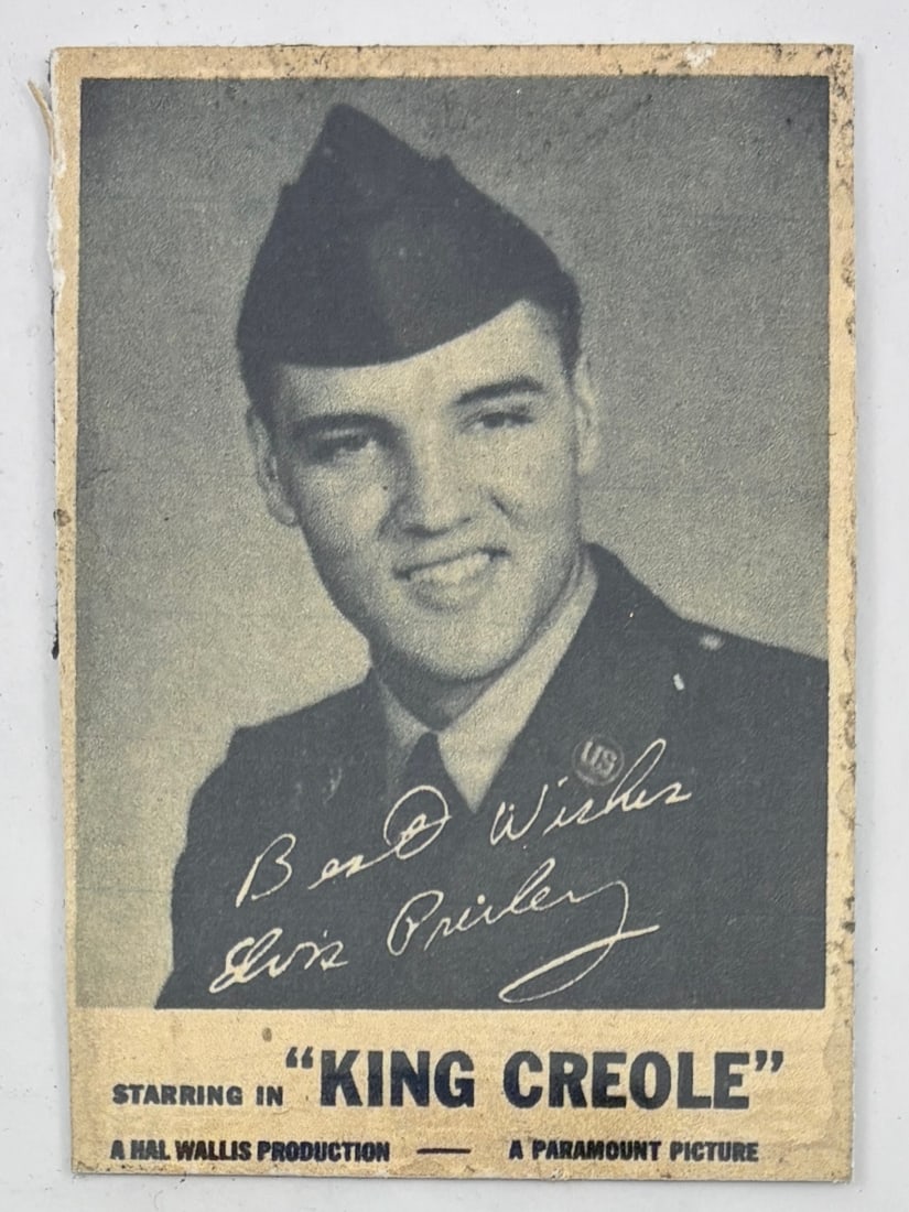 Elvis Presley - King Creole, Card (1 of 3)