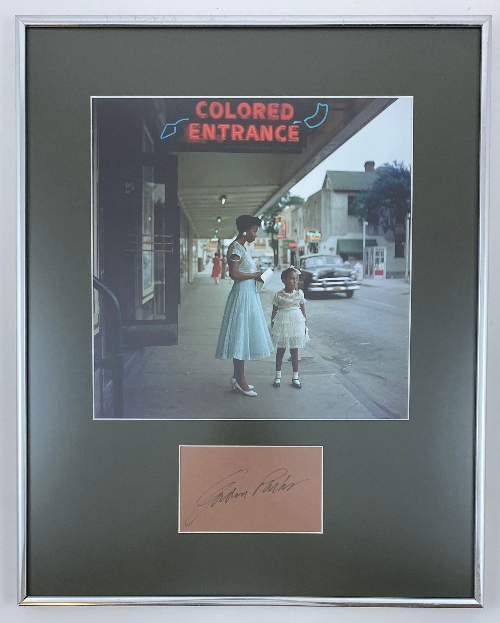 Gordon Parks - Colored Entrance, 1956 (Signed) (1 of 5)