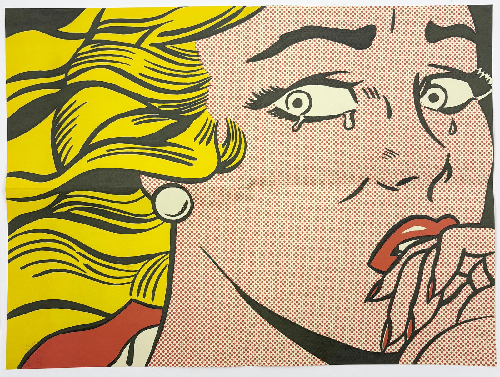 Roy Lichtenstein - Crying Girl Mailer (1 of 10)