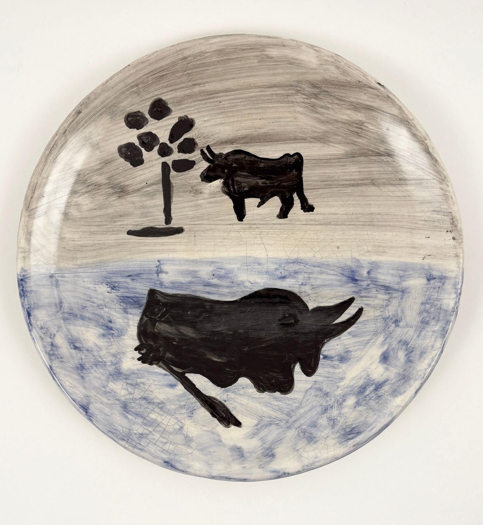 Pablo Picasso, Ceramic Plate (Bulls) (1 of 7)