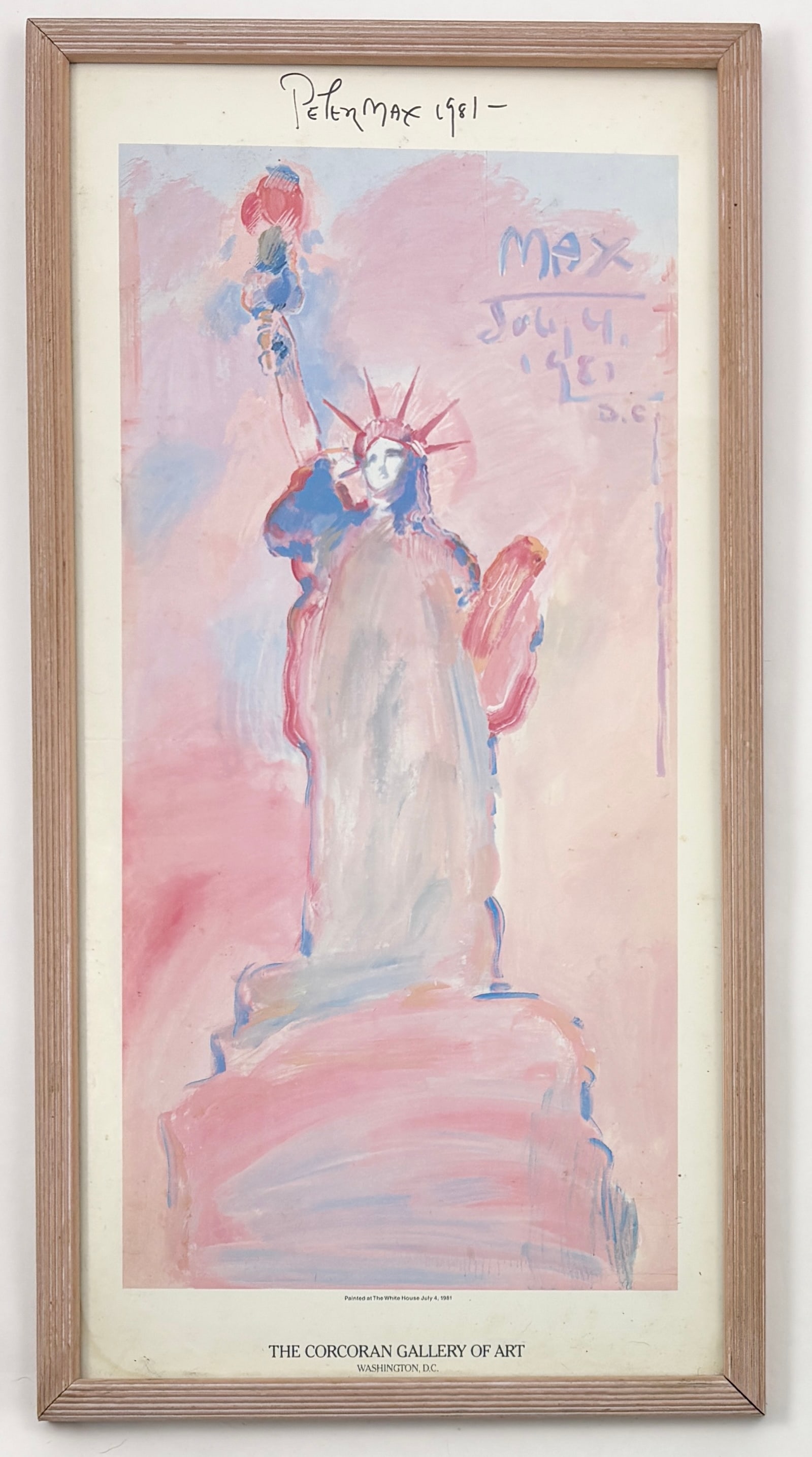 Peter Max - The Corcoran Gallery of Art, Exhibition Poster (Hand Signed) (1 of 5)