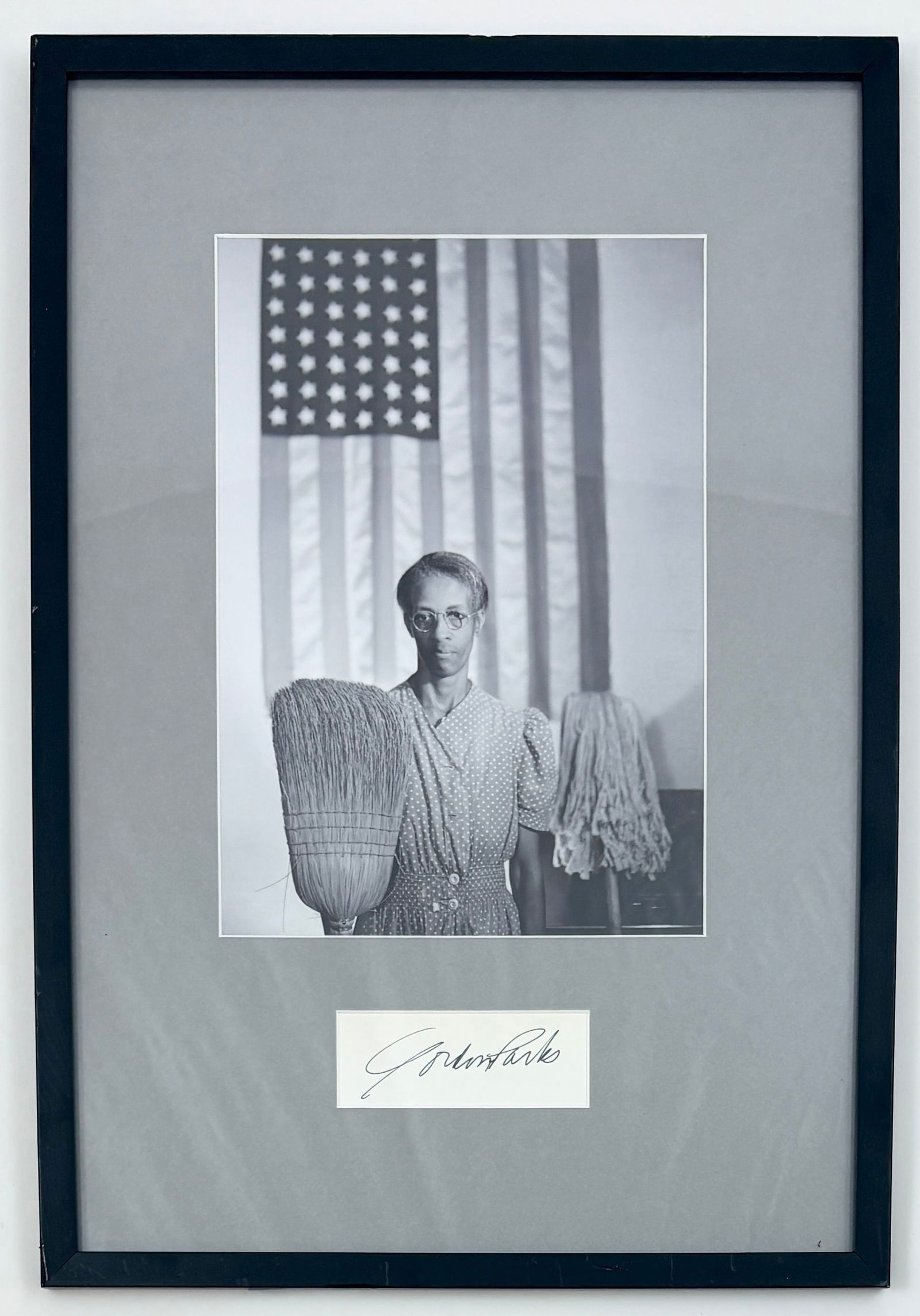 Gordon Parks - American Gothic, 1942 (Signed) (1 of 7)