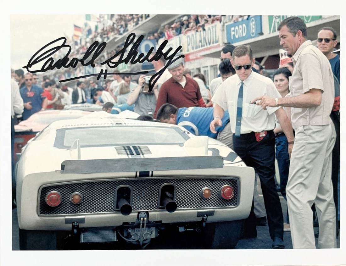 Carroll Shelby Signed Photograph (1 of 8)