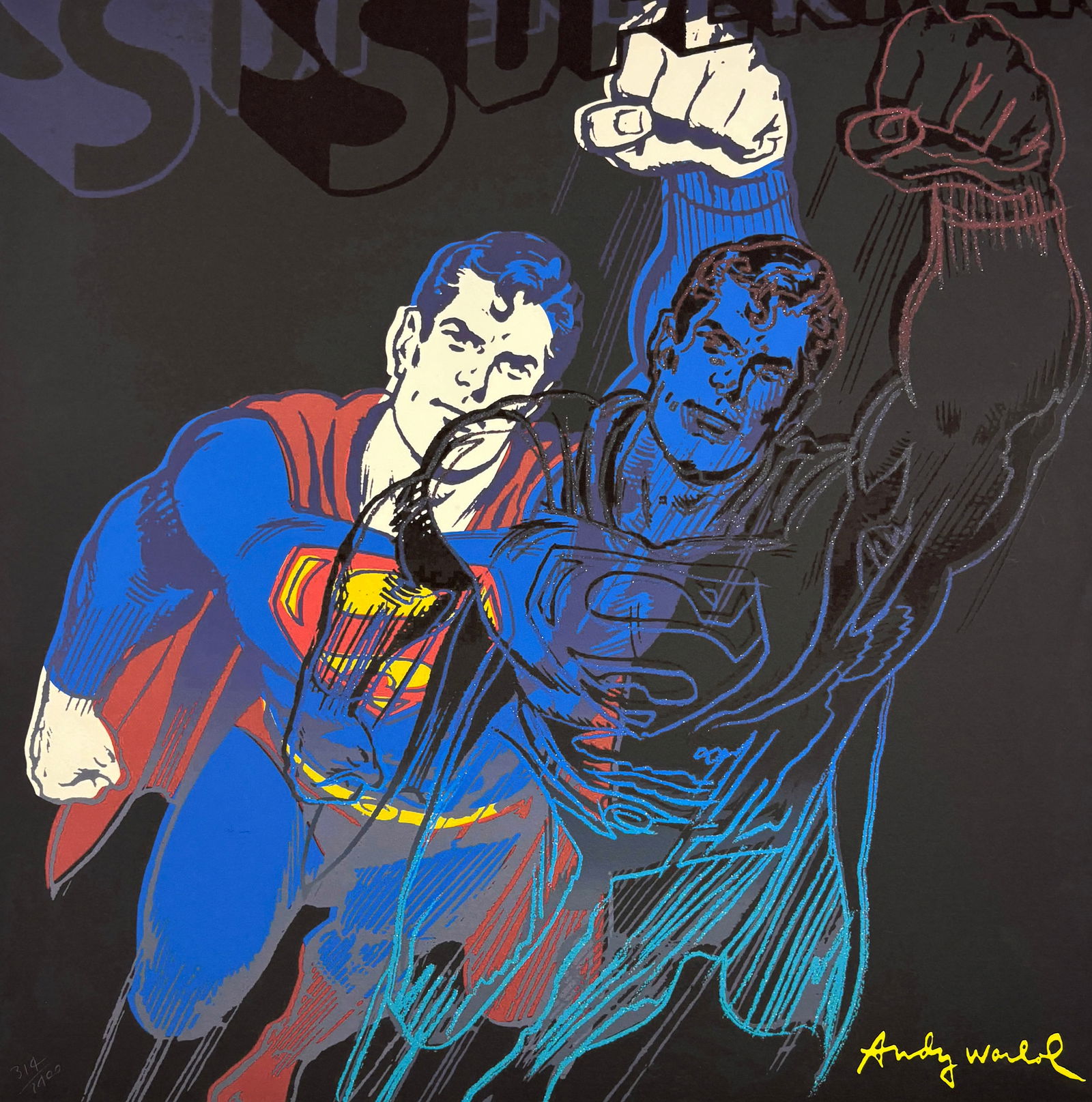 Andy Warhol - Superman, Lithograph (1 of 10)