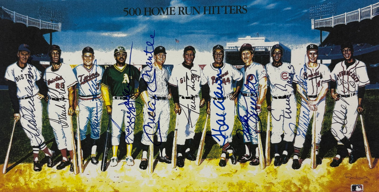 500 Home Run Club, Signed Photograph (1 of 11)
