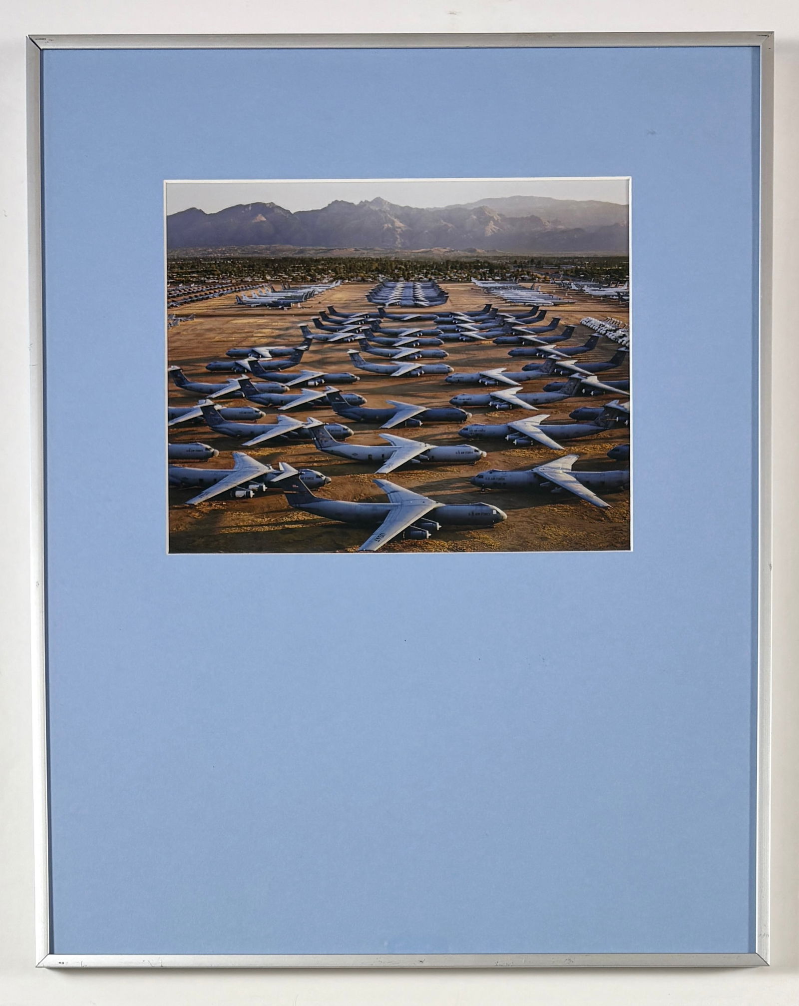Edward Burtynsky - AMARC #5, 2006 (Hand Signed): EDWARD BURTYNSKY (B. 1955) AMARC #5, Davis Monthan AFB, Tucson, Arizona, 2006 Hand Signed on the reverse side 19.5 x 15.5 inches