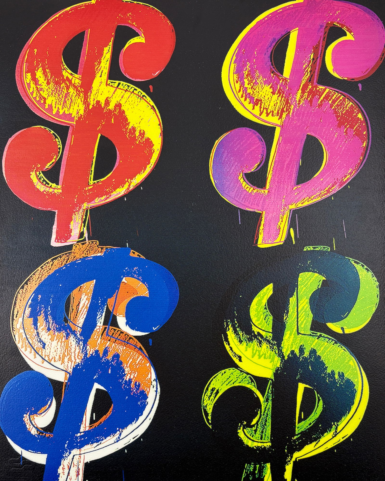 Andy Warhol - Dollar Sign, Hand Signed Silkscreen (1 of 9)