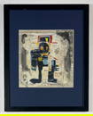 Jean Michel Basquiat - Original Ink on Vintage New York Newspaper