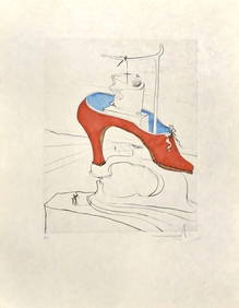 Salvador Dali - The Curse, Etching (1 of 3)