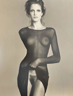 Richard Avedon - Stephanie Seymour, New York City, 1992: RICHARD AVEDON (1923-2004) Stephanie Seymour, New York City, 1992 Print13" x 10"