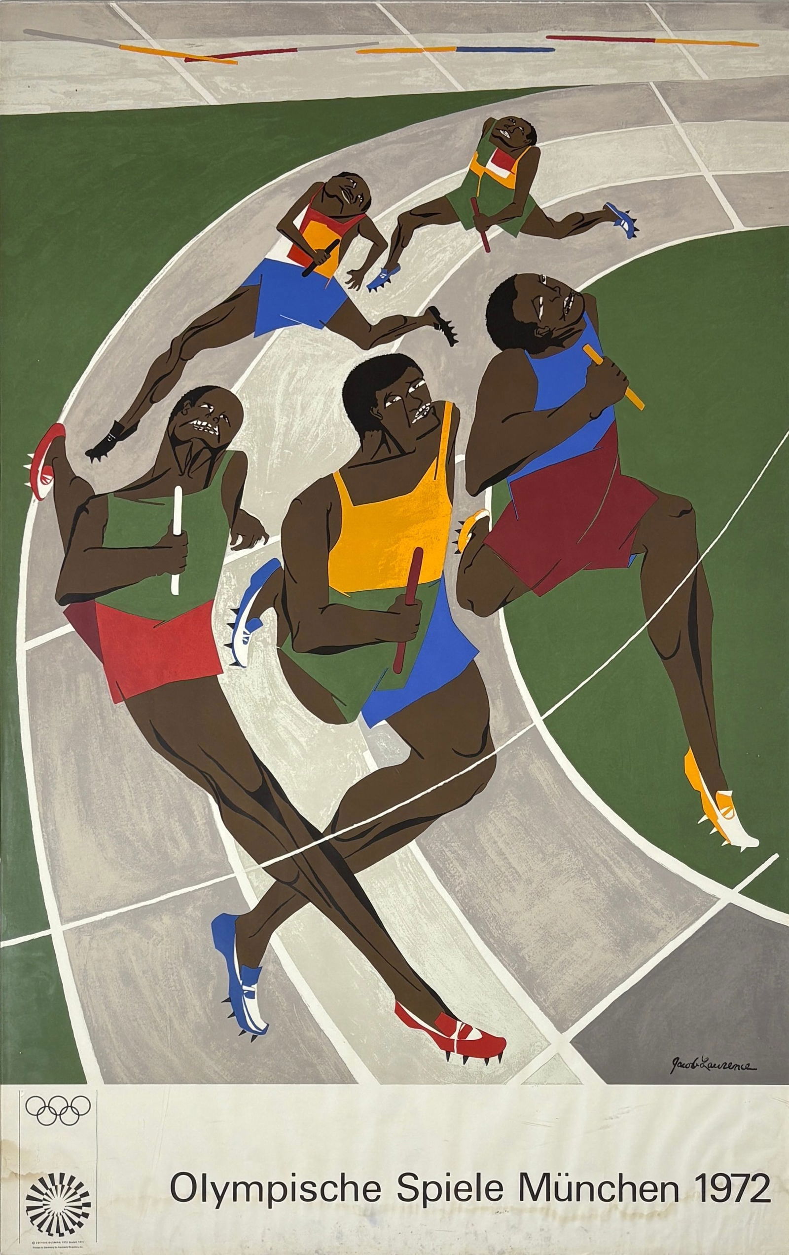 Jacob Lawrence Olympische Spiele, 1972 (Screenprint) (1 of 9)