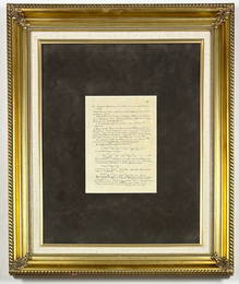 Albert Einstein - Handwritten Scientific Manuscript - Relativity Theory, Mathematical Equations