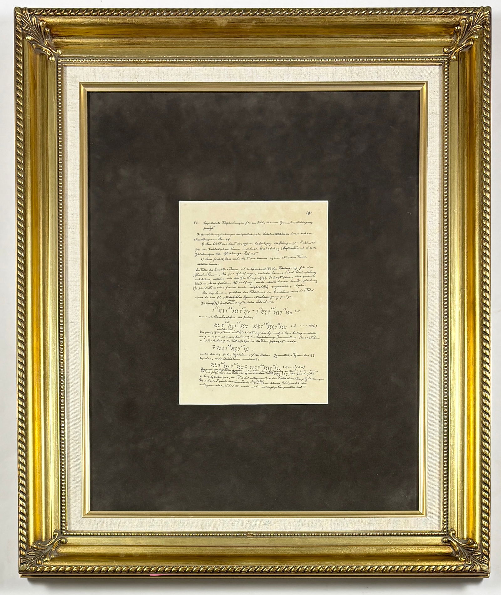 Einstein Manuscript