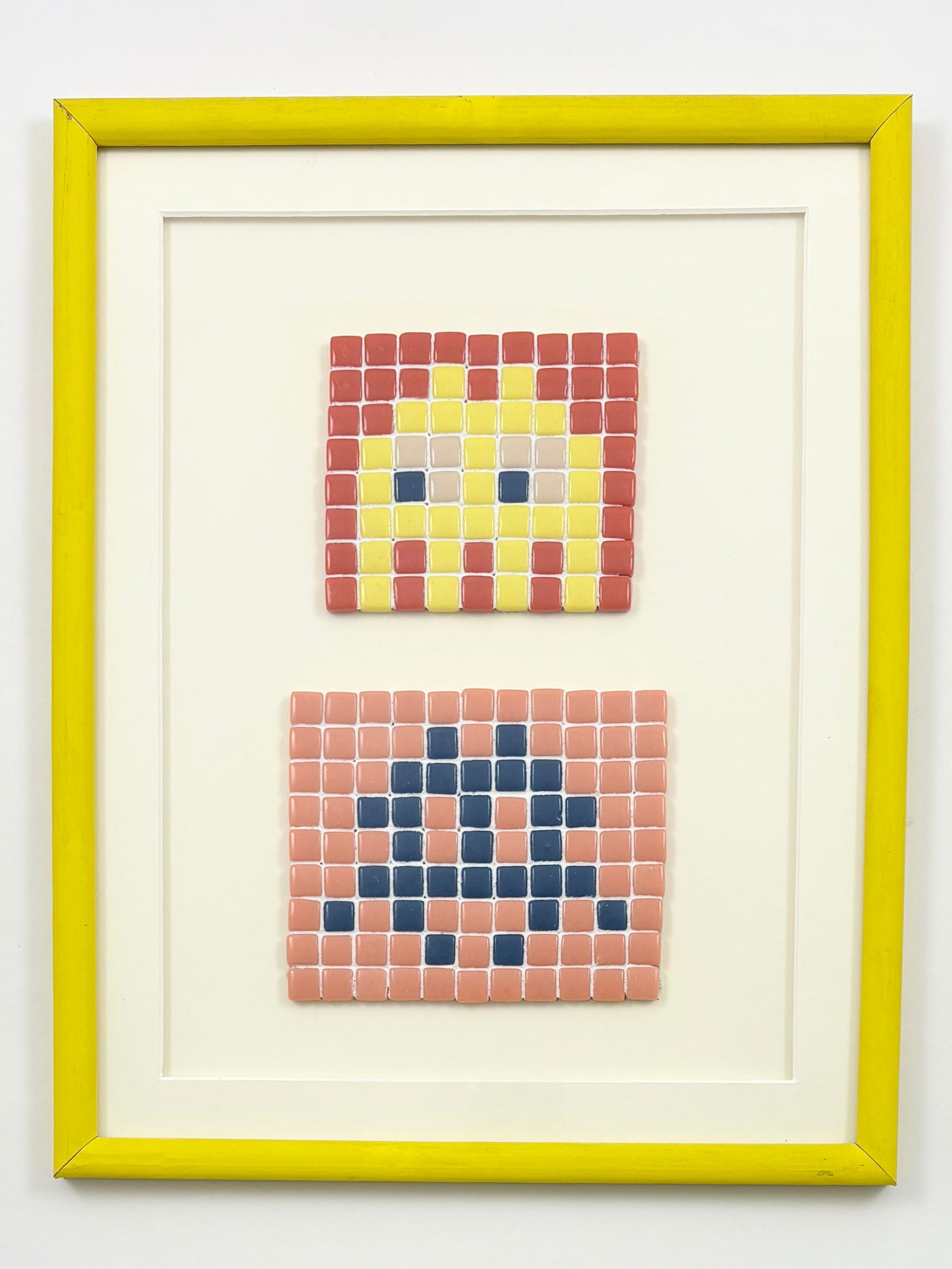 Space Invader - Two Ceramic Tile Mosaic (Each Signed) (1 of 7)