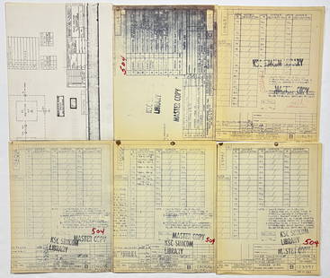 Lot of Twelve Pre-Apollo 1 Motorola Narrow-Band Detector & Power Amplifier Engineering Schematics: NASA / MOTOROLA, INC. – Early Block I Command Module Communications Subsystems Lot of Twelve Original “Master Copy” Reduced-Size Prints for Narrow-Band Detector & FM Transmitter Power Amplif