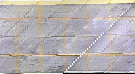 Panel Closeout Cover Equipment Bay – LM Ground Tests & Apollo 7 Trainer: NASA / LINK-GENERAL PRECISION SYSTEMS, INC. – Systems Division, Binghamton, New York Panel Closeout Cover for EVDE Equipment Bay Original “Design Controlled” master blueprint, Drawing No.
